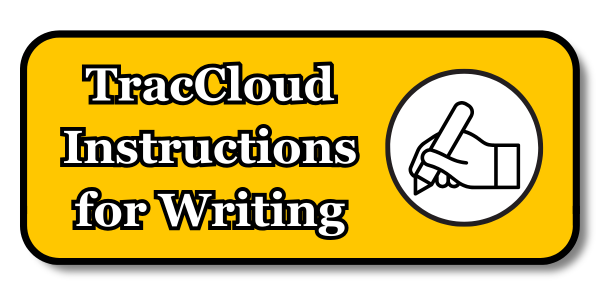 TracCloud Writing Instructions Button