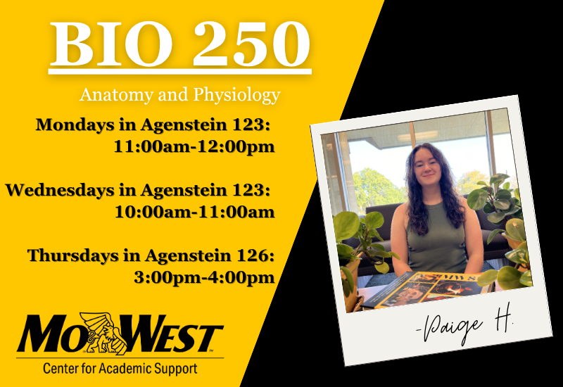 BIO250 SI Session Information See information below