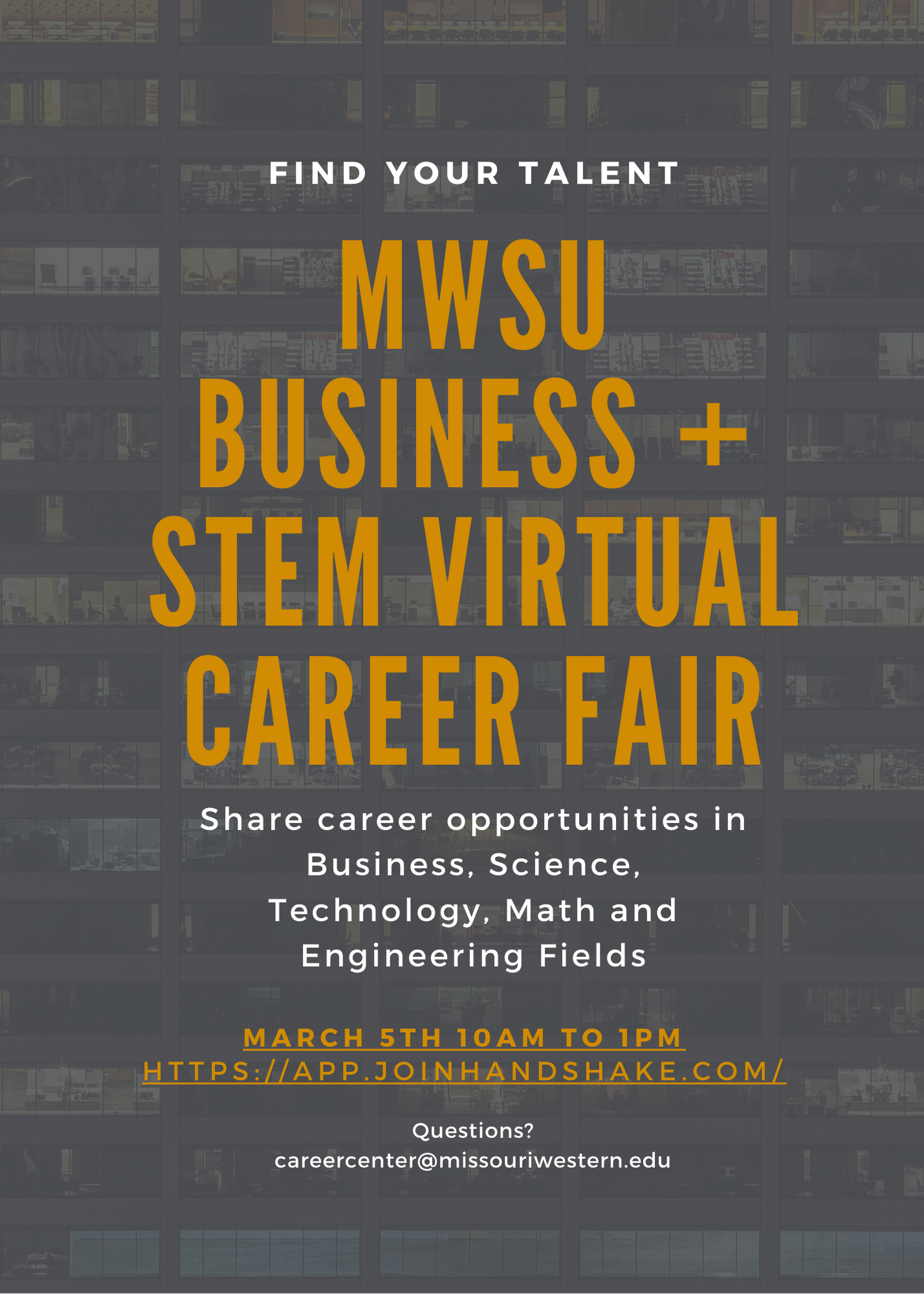 Virtual Career Fair — March 5 – Griffon Weekly